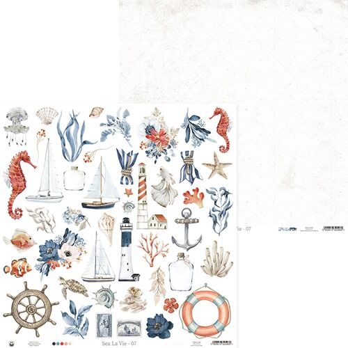 P13 Cardstock - Sea la Vie 07