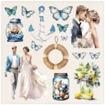 LEM Paper Pack 8"x8"- Sunny Love Element & Basic