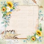 CBL Paper Pad 12x12" - Farmhouse Garden 12BL