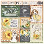 CBL Paper Pad 12x12" - Farmhouse Garden 8BL