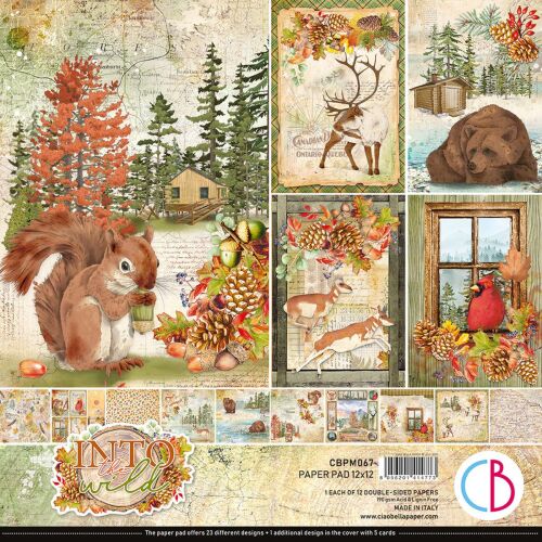 CBL Paper Pad 12x12" - Into the Wild 12BL