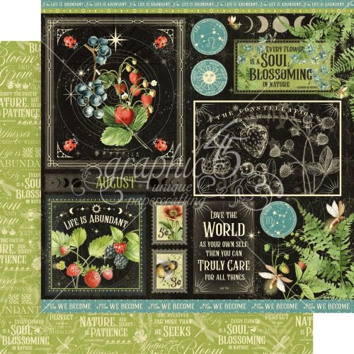 G45 Cardstock - Life is Abundant August #8