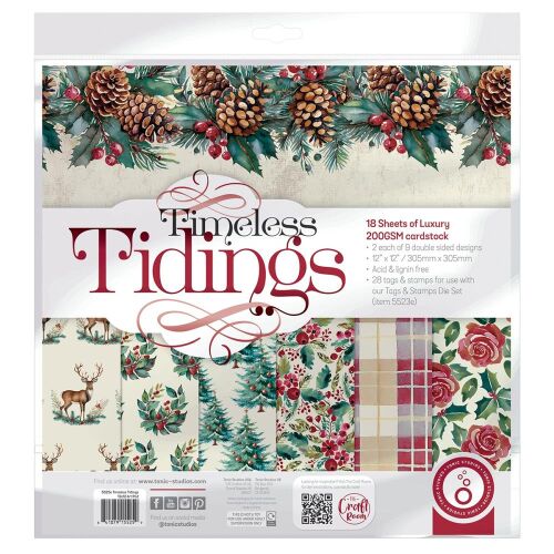 TNC Paper Pack 12x12" - Timeless TIdings