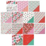 TNC Paper Pack 8x8" - Candy Cane Christmas