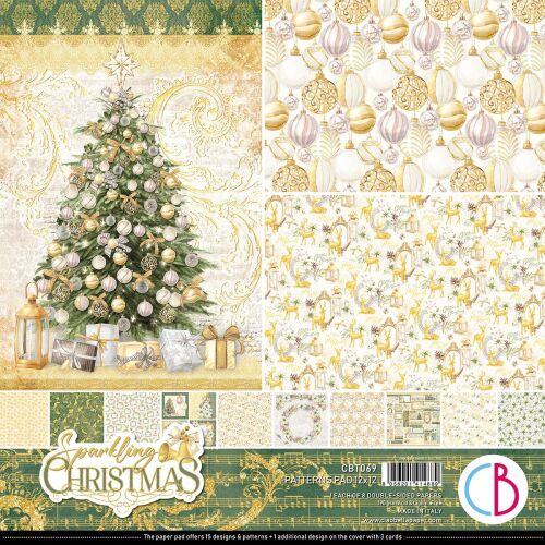 CBL Paper Pad 12x12" - Sparkling Christmas 8BL