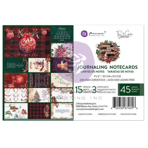 PRM Journaling Notecards Pad 4"x6" - From the North Pole