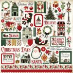 CTB Sticker 12x12" - Vintage Christmas