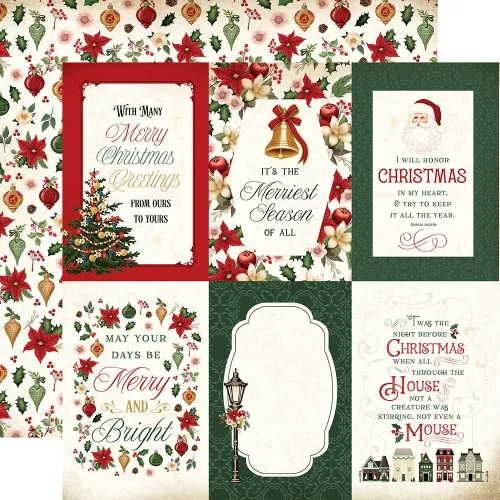 CTB Cardstock - Vintage Christmas 3"x4" Journaling Cards