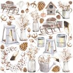 CBL Paper Pad 12x12" - Cozy Moments 12BL