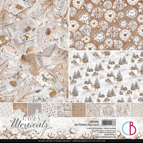 CBL Paper Pad 12x12" - Cozy Moments 8BL