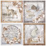 CBL Paper Pad 12x12" - Cozy Moments 8BL