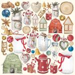 CBL Paper Pad 12x12" - Christmas Vibes 12BL