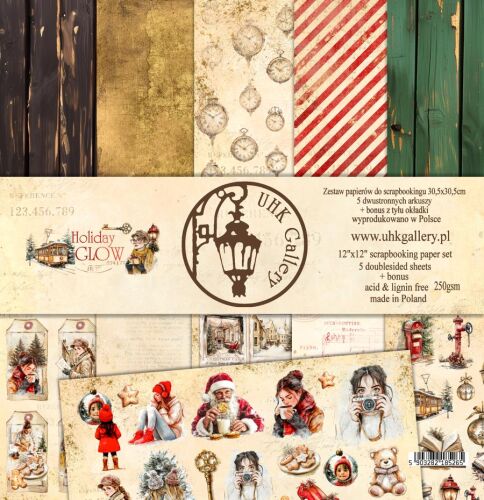 UHK Paper Pack 12x12" - Holiday Glow