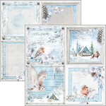 CBL Paper Pad 12x12" - Winter Journey Patterns 8BL