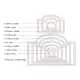 Sizzix Dies Framelits - Labels Ornate #4