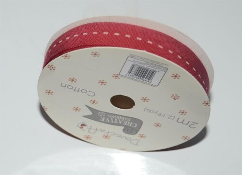 DVC Ribbon/Band - Stitches Red