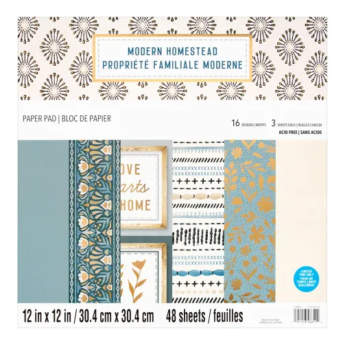 CSM Paper Pad 12"x12" - Modern Homestead