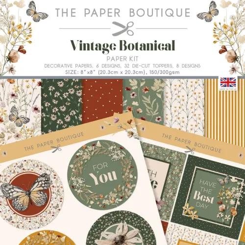 TPB Paper Pad 8x8" - Paper Kit Vintage Botanical