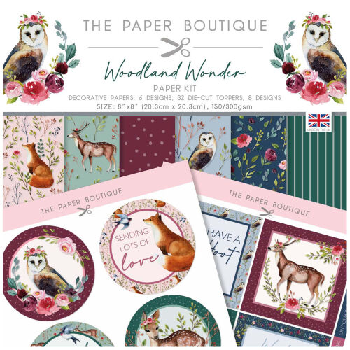 TPB Paper Pad 8x8" - Paper Kit  Woodland Wonder