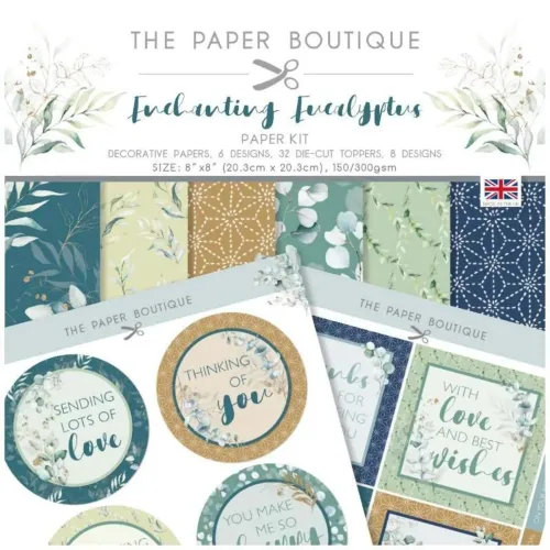 TPB Paper Pad 8x8" - Paper Kit Enchanting Eucalyptus