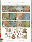 PRM Paper Pad 12"x12" - Return to Wonderland