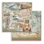 STP Paper Pad 8x8" - Art of Travelling