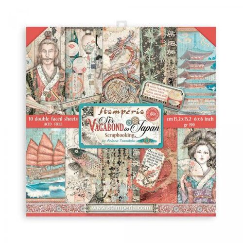 STP Paper Pad 6x6" - Sir Vagabond in Japan