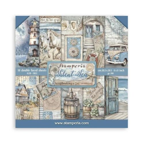 STP Paper Pad 8x8" - Silent Sea