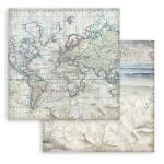 STP Paper Pad 12x12" - Silent Sea Maxi Background