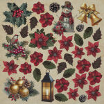 FDC Paper Pack 8x8" - Nostalgic Christmas