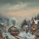 FDC Paper Pack 8x8" - Nostalgic Christmas