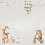 FDC Paper Pack 8x8" - Funny Fox Boy