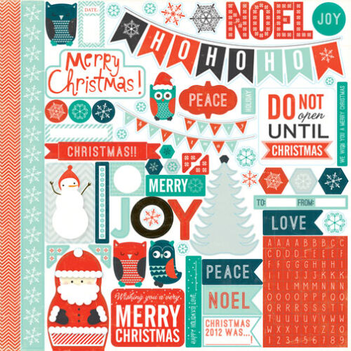ECP Sticker 12x12" - Dear Santa Elements Sticker