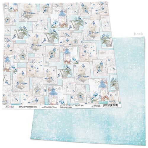 CBL Cardstock - Time for Home Hello Winter