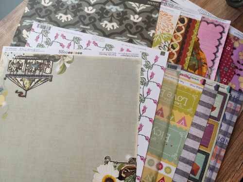 SRH Überraschungspaket 15 Bogen 12"x12" Papier/Cardstock-Mix