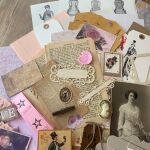 SRH Junk Journal Schätzchen - Vintage Pink Lace (120 Teile)