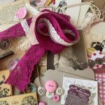 SRH Junk Journal Schätzchen - Vintage Pink Lace (120 Teile)