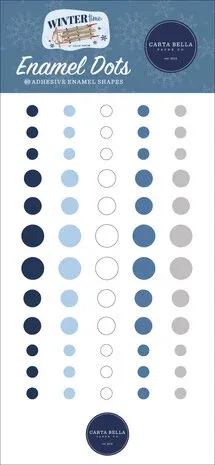 CTB Embellishments - Enamel Dots Wintertime