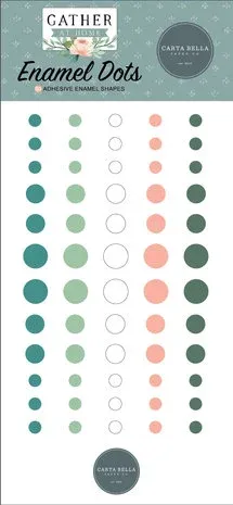 CTB Embellishments - Enamel Dots Gather at Home