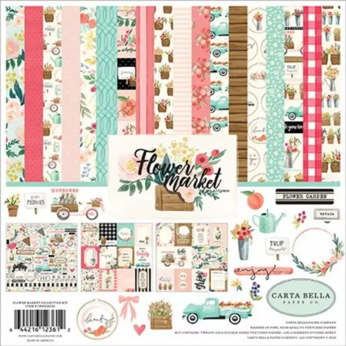 CTB Paper Pack 12x12" - Collection Kit Flower Market
