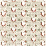MJD Cardstock - Grammaldags Jul Tomten kommer