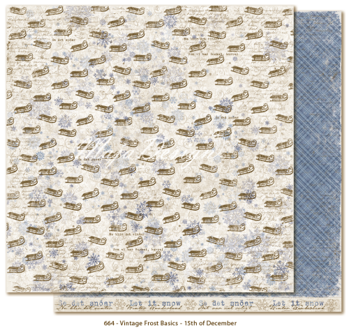 MJD Cardstock - Vintage Frost 15th of December