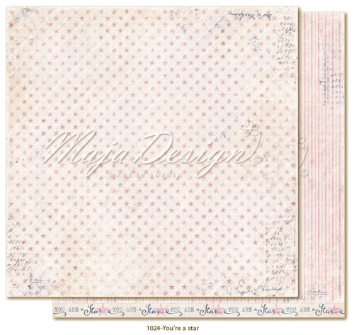 MJD Cardstock - Denim & Girls Youre a Star