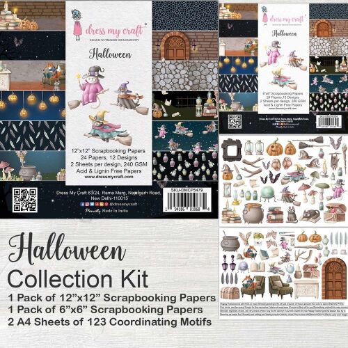 DMC Paper Pad  12x12" - Halloween Collection