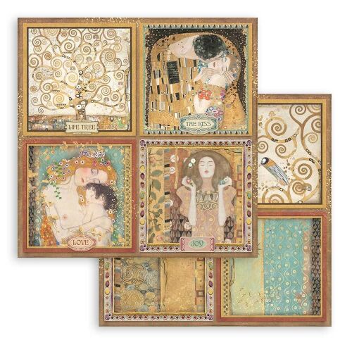 STP Cardstock - Klimt 4 Cards