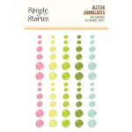 SST Embellishments - Enamel Glitter Dots Tea Garden