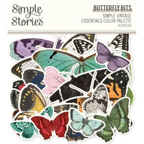 SST Bits & Pieces - Simple Vintage Essentials Color Palette Butterfly