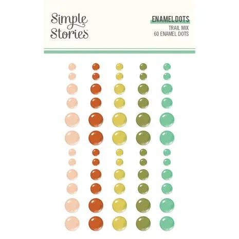 SST Embellishments - Enamel Dots Trail Mix