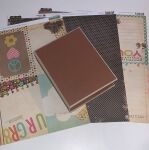 SRH Album DIY für 4x6" Cards Chocolate Hochformat