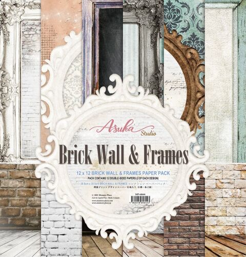 MMP Paper Pack 12x12 - Brick Wall & Frames